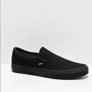 Black Vans, Slip On